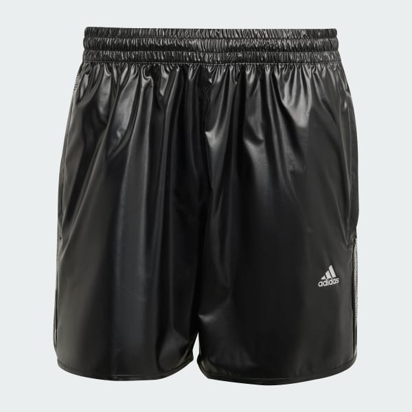 Black Cutline Shorts