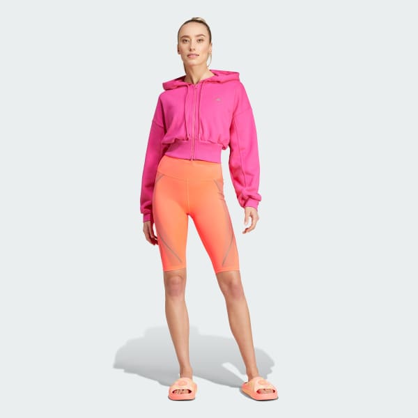 Adidas cropped hoodie burgundy cheap
