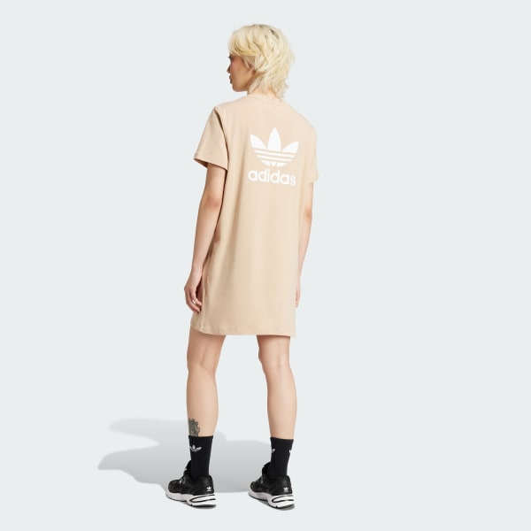 Adidas originals vinly adicolor big trefoil tee dress