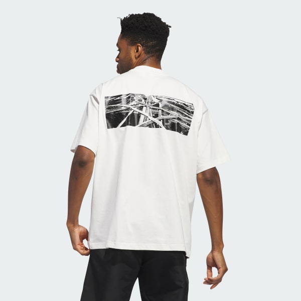 アディダス アンソニー・エドワーズ 404 Tシャツ - ホワイト