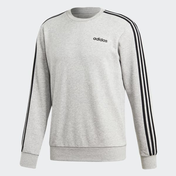 adidas Essentials 3 Stripes genser Grå | adidas Norway adidas Essentials 3 Stripes genser Grå | adidas Norway