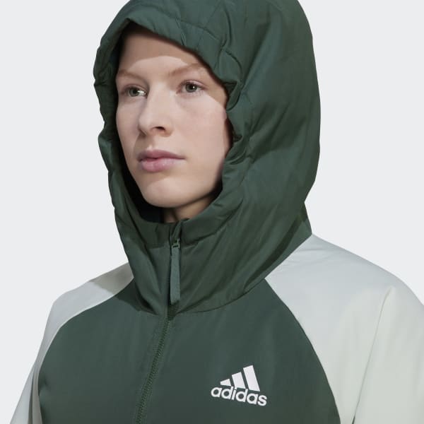 Verde Casaco com Capuz Back to Sport