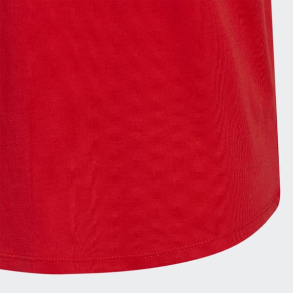 Red Graphic Scoop Tee