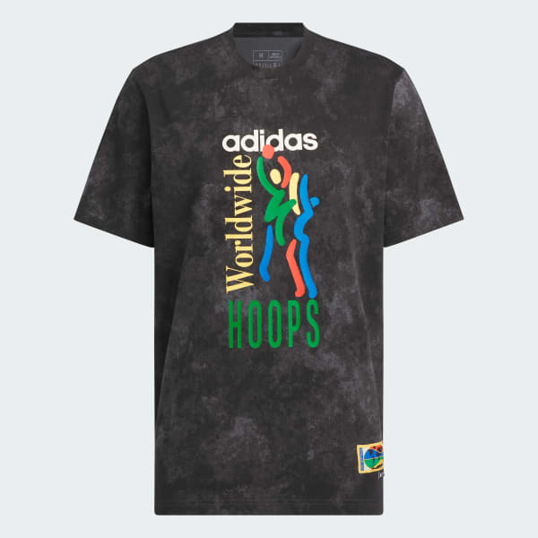 Grey Worldwide Hoops Graphic Tee