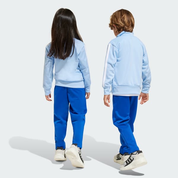 Blue Essentials Climacool Track Suit Kids