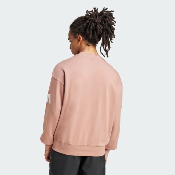 Rosa Essentials Loose Fit 3 Bar Logo Genser