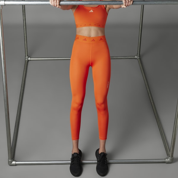 Gymshark - FLAWLESS KNIT TIGHTS BURNT ORANGE on Designer Wardrobe