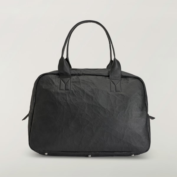 ブラック Y-3 LEATHER WEEKENDER