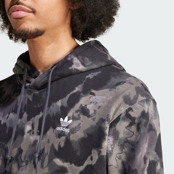 adidas Tie Dyed Allover Print Hoodie Schwarz adidas Deutschland