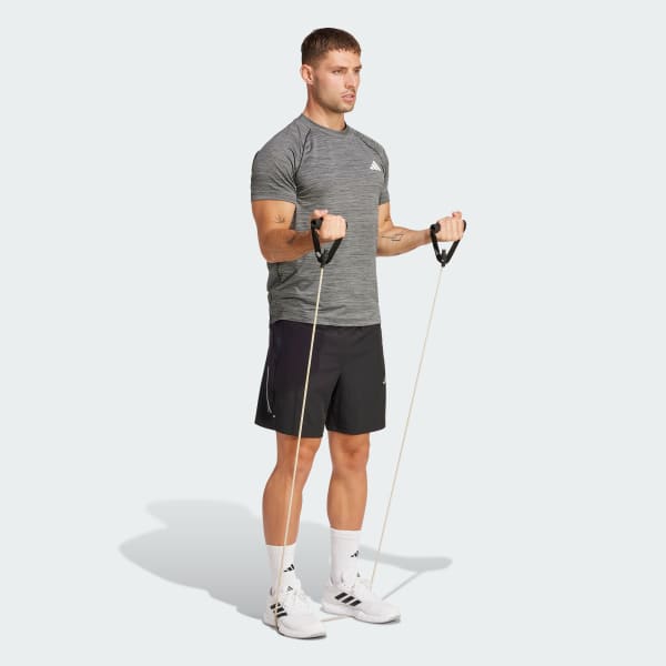 Đen Áo Thun Gym+