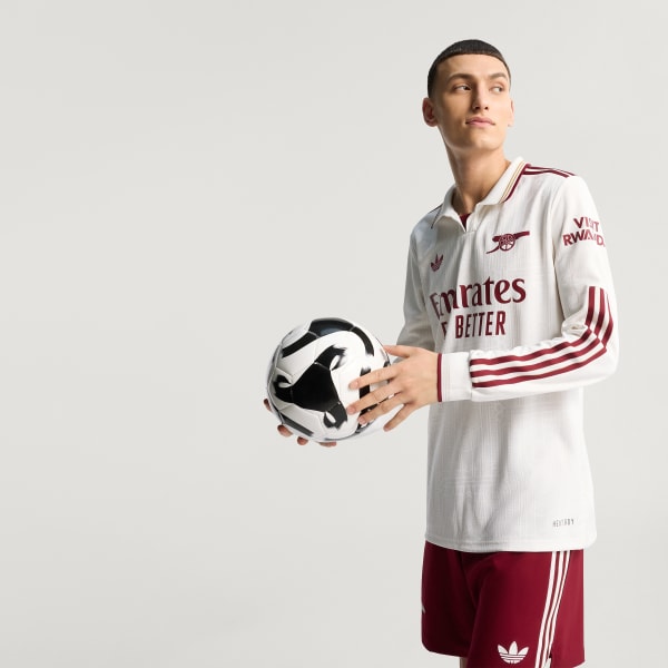 Blanc Maillot manches longues Third Arsenal 25/26 Authentique