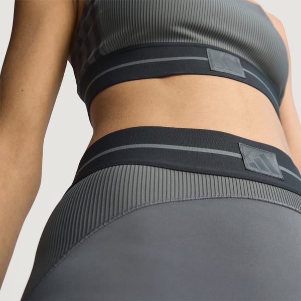 Grijs Hyperglam Rib 1/1 Legging