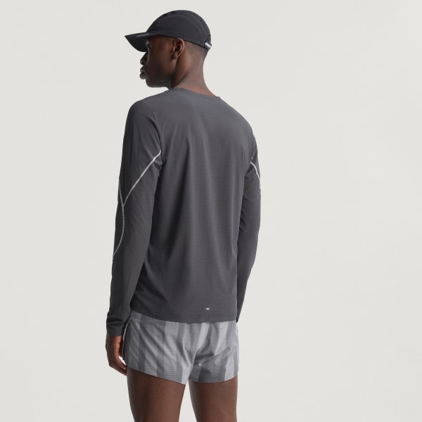 Black Adizero BTN Running Long Sleeve Tee