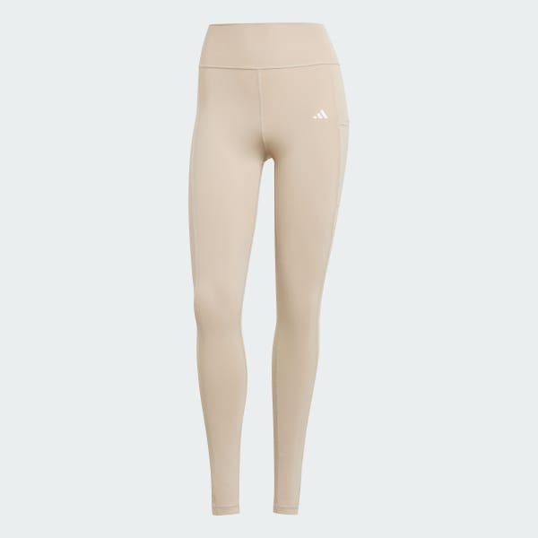 Beige Optime Full-Length Leggings