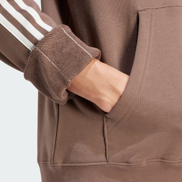 Adidas originals hoodie brown shop