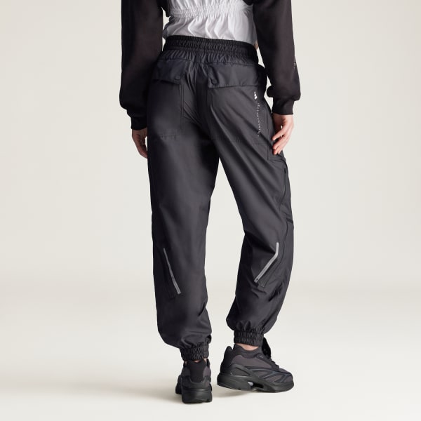 Negro Pantalón adidas by Stella McCartney Zip