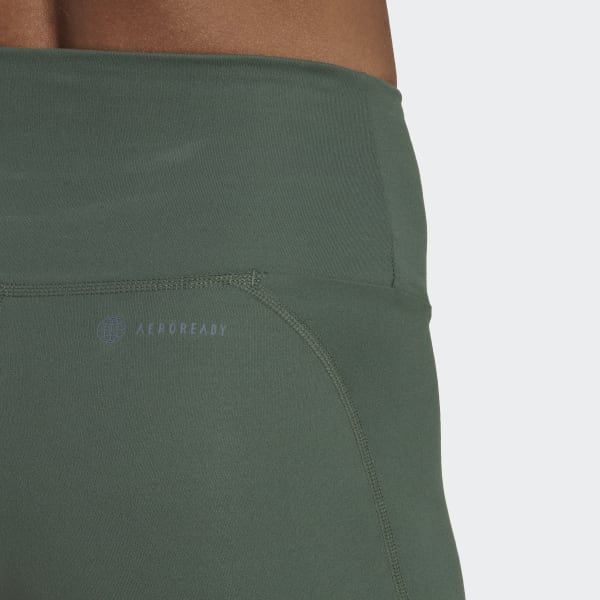 Green Yoga Essentials High-Waisted Short Tights CD734