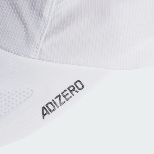 White Running x Adizero HEAT.RDY Lightweight Cap