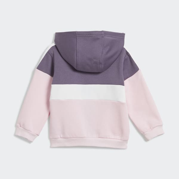 Violeta Chándal Tiberio Colorblock Fleece 3 bandas (Niños)