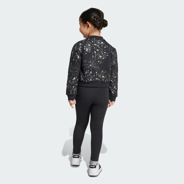 Negro Conjunto Everyday Glam para Niñas