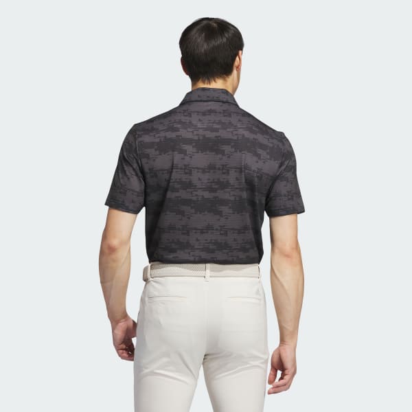 Grey Ultimate365 HEAT.RDY Stripe Polo Shirt