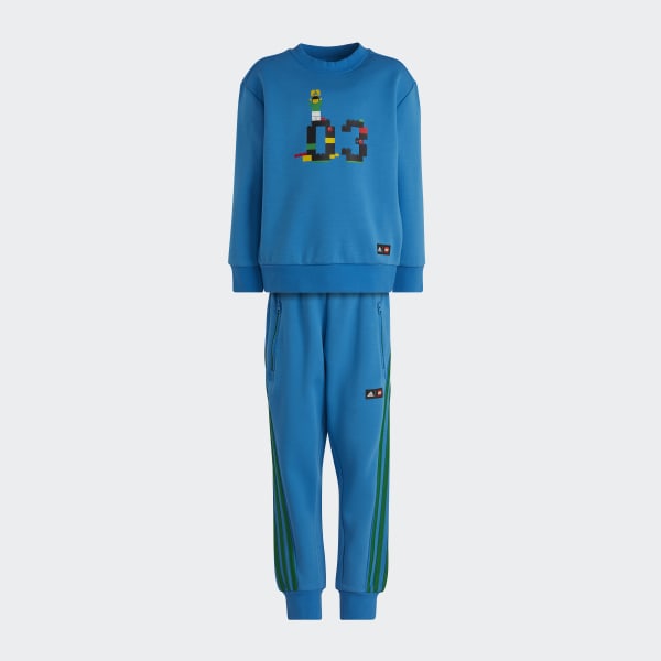 Blu Completo adidas x Classic LEGO® Crew Sweatshirt and Pant