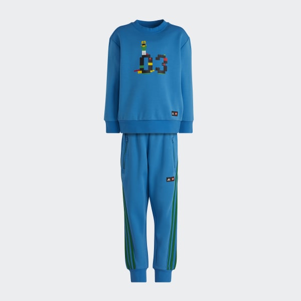 Bla adidas x Classic LEGO® Crew sweatshirt og bukser