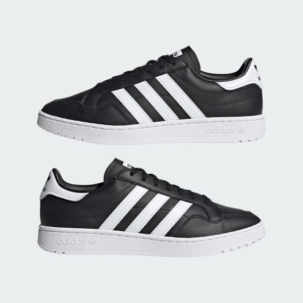 adidas Team Court Shoes in Black and White | adidas UK