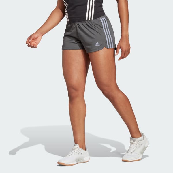 Adidas 3 stripe knit shorts discount