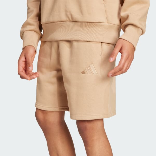 ● ADIDAS ● SHORT PANTS BROWN adidas ALL SZN Fleece Shorts - Brown | Free Shipping with