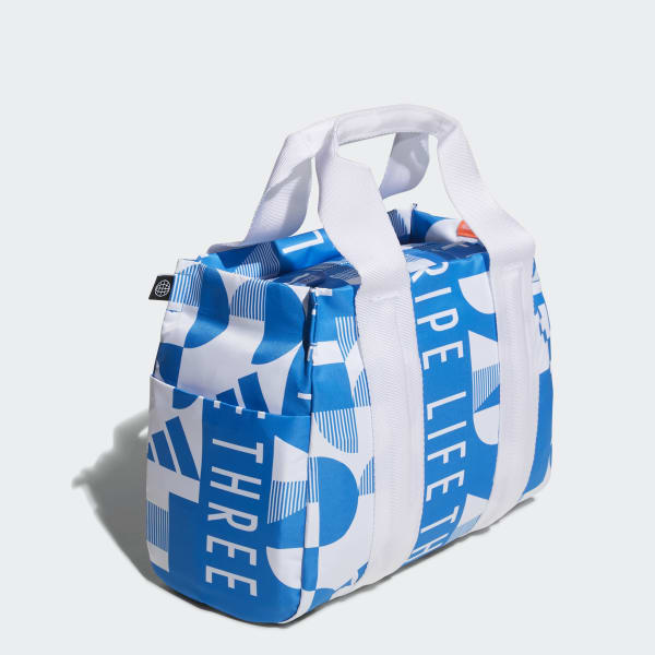 Blue Graphic Round Mini Tote Bag N0322