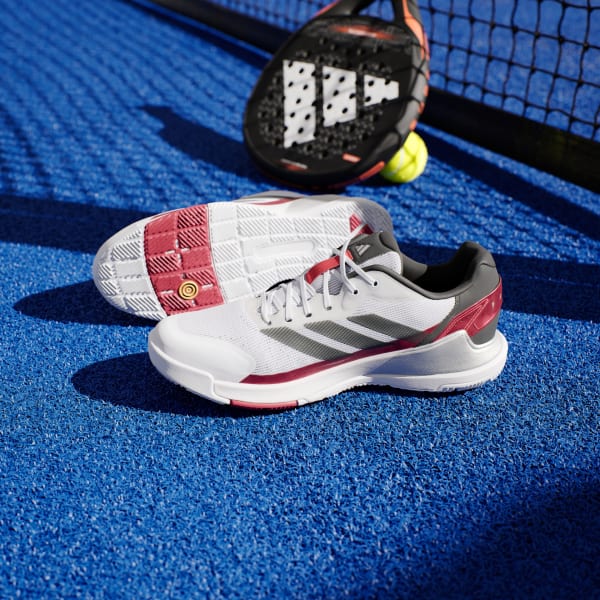 Weiss Crazyquick Padel-Schuh