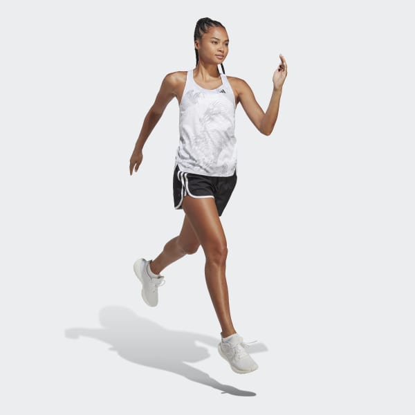 White Adizero Running Tank Top