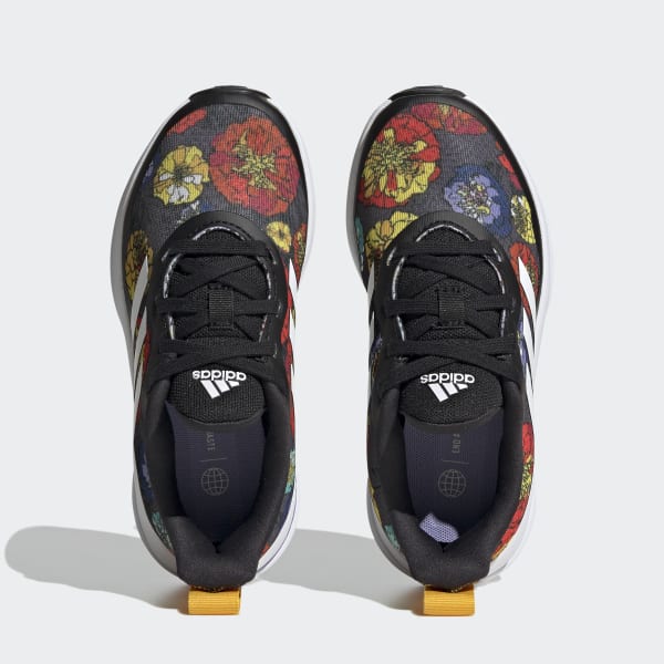 Black FortaRun International Women's Day Graphic Lace Running Shoes