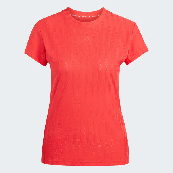 レッド テニス クライマクール+ フリーリフト半袖Tシャツ