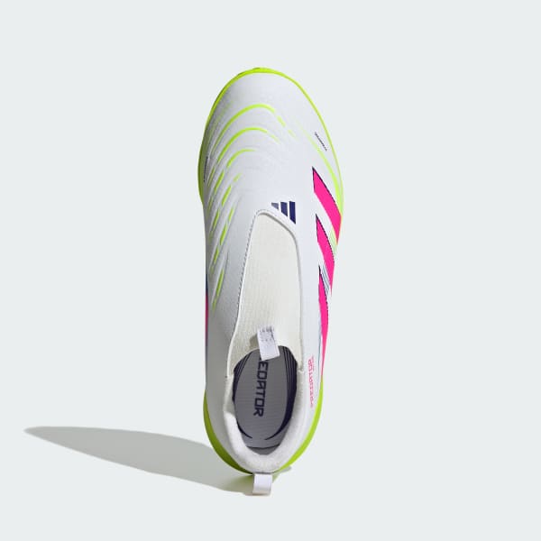 White Predator League Laceless Turf Boots Kids