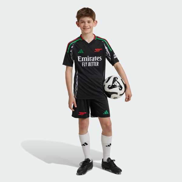 Noir Short Extérieur Arsenal 24/25 Enfants