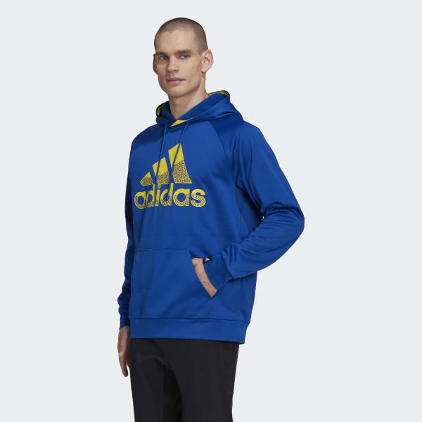 Blue AEROREADY Game and Go Big Logo Hoodie TO644