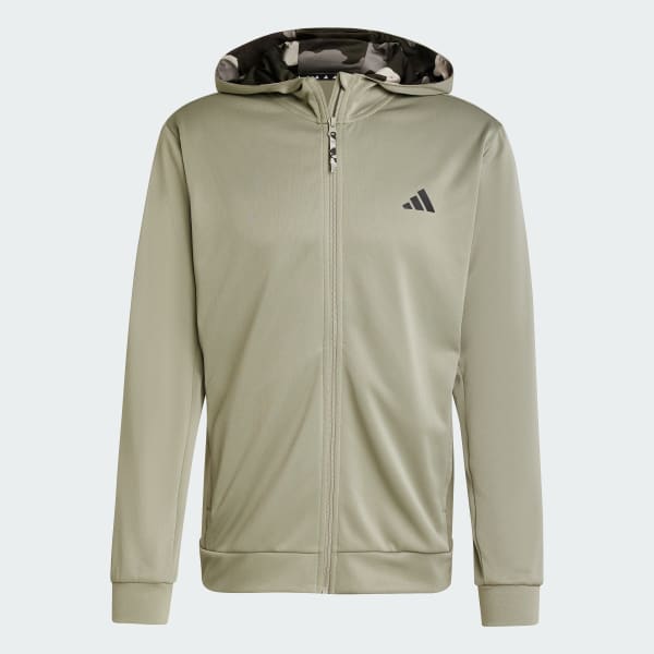 Train Essentials Camo Full-Zip Hoodie