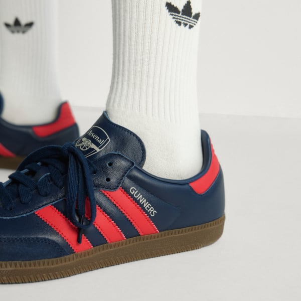 大人気！【adidas】SAMBA Arsenal SHOES adidas Samba Arsenal Shoes - Blue | Free Shipping with