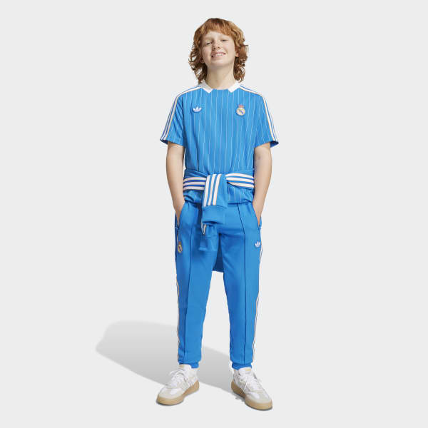 adidas Real Madrid Terrace Icons Jersey Kids - Blue | Free