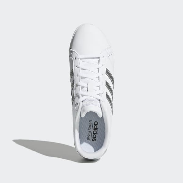 adidas coneo qt ladies trainers white silver