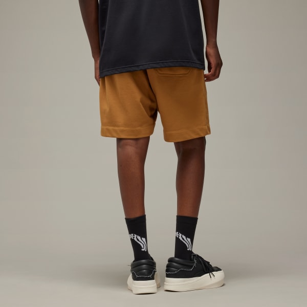 adidas Y-3 French Terry Shorts - Brown | adidas UK