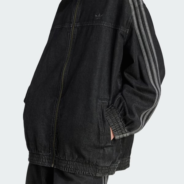 adidas Adicolor Denim Adilenium Track Top - Black | Free