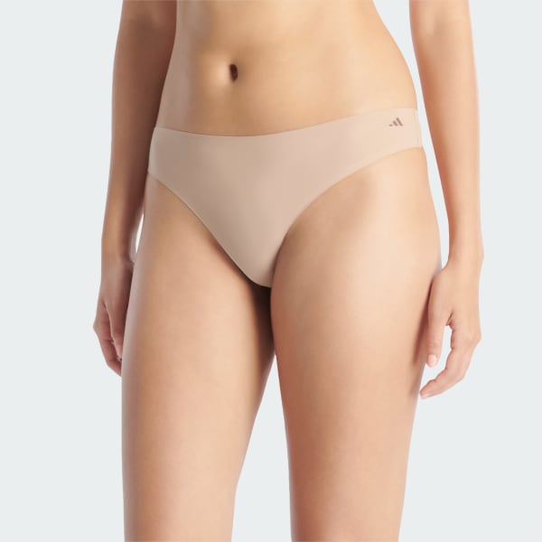 Beige Active Light Flex 3-Pack Thong Underwear