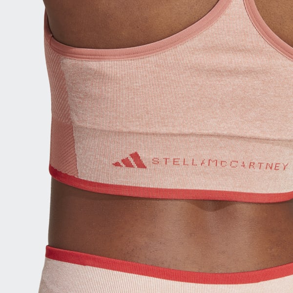 Brun adidas by Stella McCartney TrueStrength Seamless Yoga Medium-Support Sports bh