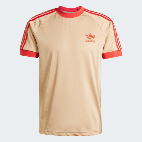 สีเบจ เสื้อยืด David Beckham Originals 3-Stripes