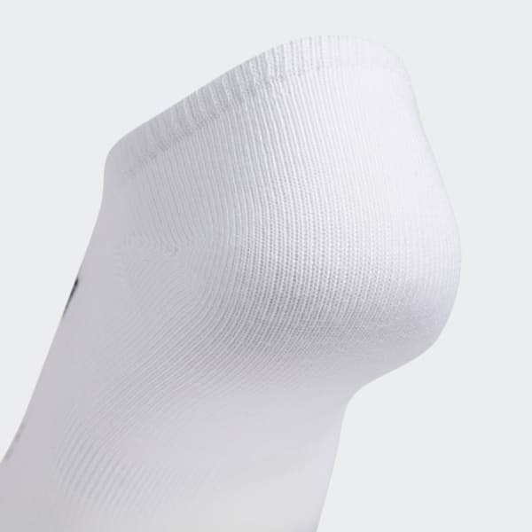 White Classic Superlite Super-No-Show Socks 6 Pairs