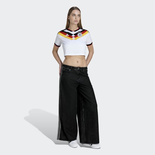 adidas Germany 26 Home Cropped Jersey - White | Free Shipping with
