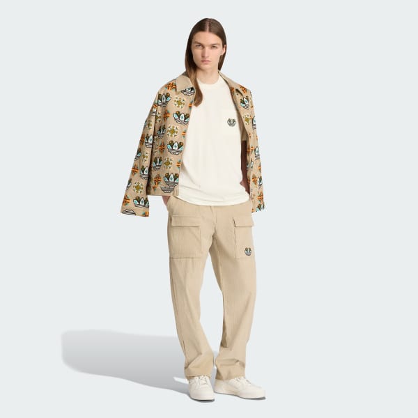 Brown Monogram Regular Pants